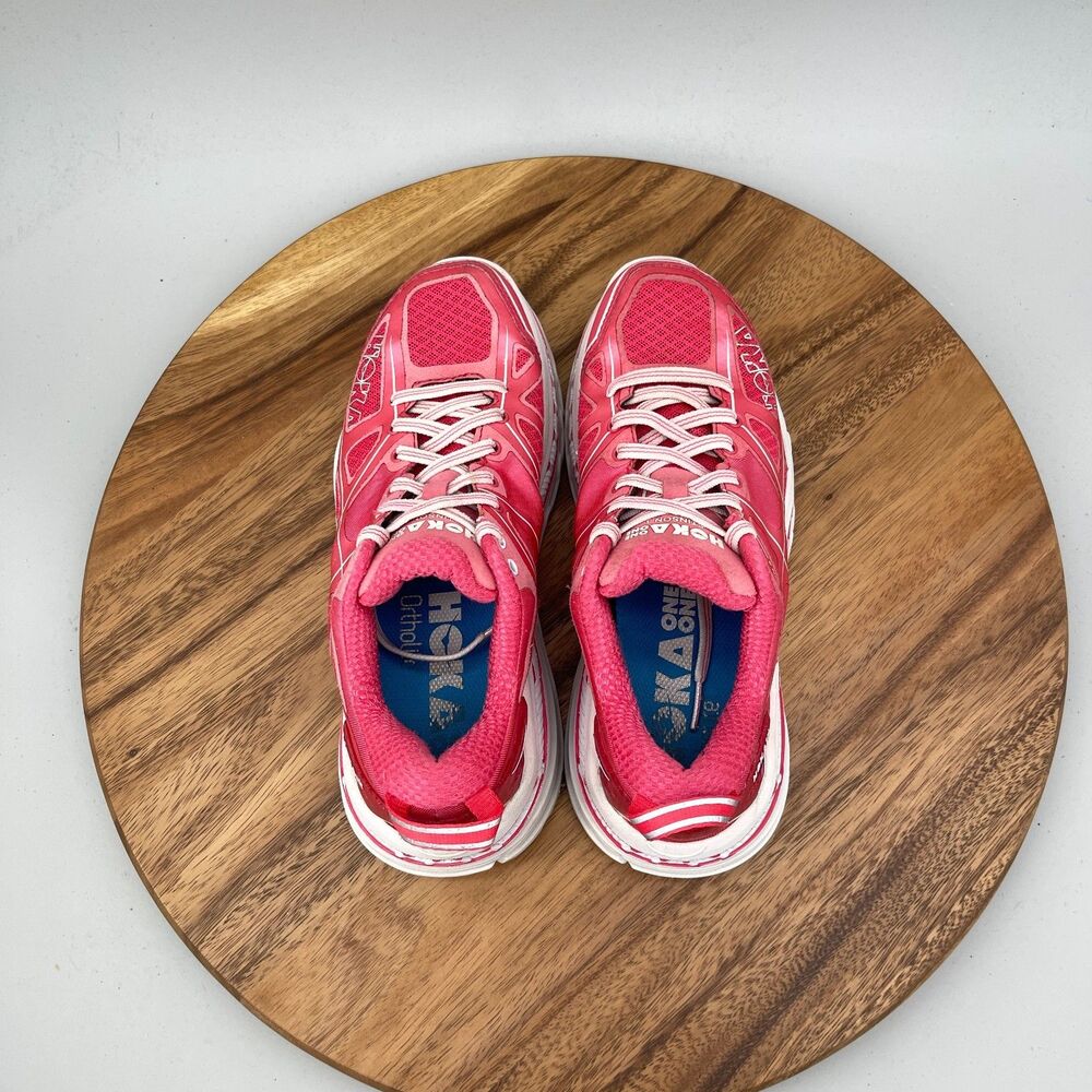 Hoka One One Stinson 3 ATR Shoes Womens Size 6.5 Pink Trail Running Hiking - Picture 5 of 9